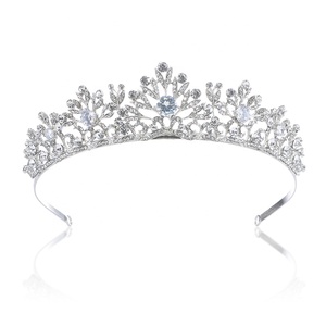 Tiaras de Metal con diamantes de imitación para bodas y fiestas para <span class=keywords><strong>mujer</strong></span> - Product Image 1