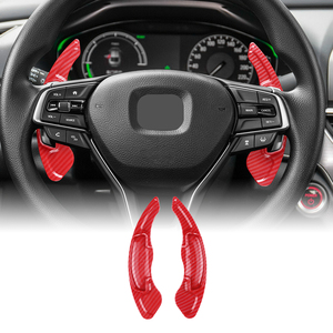 Nuovi Accessori Leve Cambio al Volante in ABS Effetto Carbonio per Honda Accord Sibo Rui Odyssey Urv CRV <span class=keywords><strong>Acura</strong></span> CDX MDX <span class=keywords><strong>ILX</strong></span> - Product Image 3