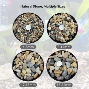 55lb Natuurlijke Stroomstenen <span class=keywords><strong>Aquarium</strong></span> Bodemzand Landschap Kiezelsteentjes voor Aquariumfilter - Product Image 2