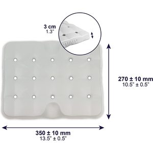 Bathroom <b>Stool</b> <b>Cushion</b> (35x27x3 cm), Shower Chair or Bathtub Seat <b>Cushions</b>, Knee Pad KMINA K30007 - Product Image 2
