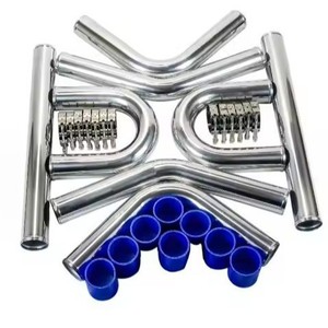 PQYRACING ชุดท่ออินเตอร์คูลเลอร์ 76 มม. อลูมิเนียมอัลลอยด์สำหรับอัพเกรดเทอร์โบชาร์จเจอร์ - Product Image 5