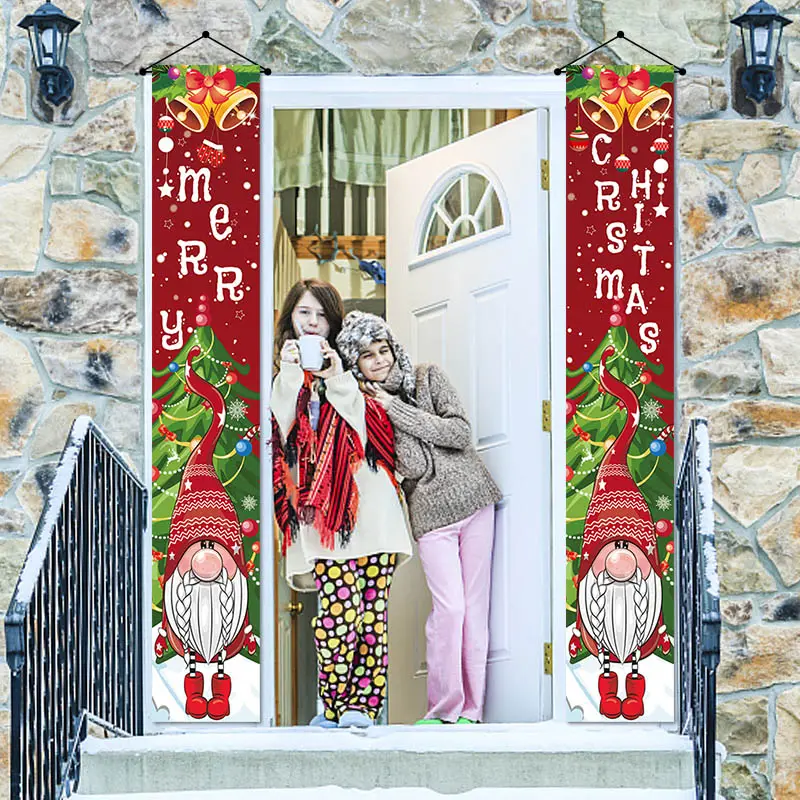 New Arrivals Customizable Christmas Couplet For Outdoor Decoration