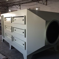 Boîte d'adsorption au charbon actif à faible résistance, purificateur d'échappement industriel pour le traitement des gaz en atelier chimique