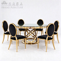 Tables de salle à manger modernes et populaires, vente en gros d'usine, tables de mariage polyvalentes pour événements et banquets, mobilier de location, table de salle à manger