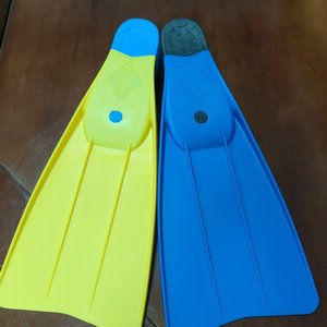 Longitud más larga 59,5 cm modelo clásico Entrenamiento de natación largo buceo pie bolsillo aletas Flipper - Product Image 2
