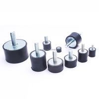 Support anti-vibration silencieux en NBR de type mâle, fabriqué en Chine, avec filetages personnalisés, amortisseur de chocs