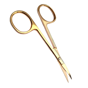 Top Quality Cuticle <b>Scissors</b> <b>Nail</b> <b>Scissors</b> Manicure Customized <b>Scissor</b> Good Quality 3.5 Inches Gold Finish Small <b>Scissor</b> - Product Image 4