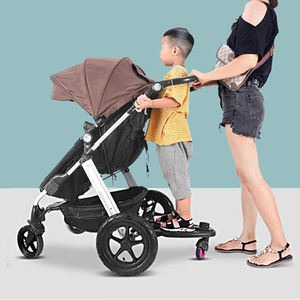 Glider Ride on Step Board 2 en 1 Baby Poussette Kid Board Comfort <span class=keywords><strong>Planche</strong></span> à roulettes avec siège détachable - Product Image 2
