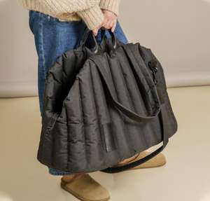 Twill Faux Linnen Warme Sling Draagtas Voor Huisdieren Reishond Autostoel Veiligheidsbed Met Afneembaar Soft Pad - Product Image 5