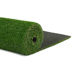 Hotsale tinggi tumpukan 50mm sepak bola rumput buatan lansekap rumput sintetis