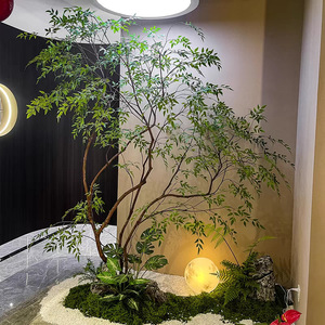 Simulación de Junípero del Sur para Paisajismo, Decoración de Interiores de Lujo de Alta Gama, Artículo Decorativo de Gran Tamaño para Piso - Product Image 3