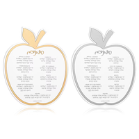 Carte Simanim en acrylique classique Judaica pour la fête juive de Rosh Hashanah Yom Tov