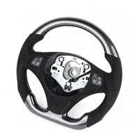 Volant personnalisé en fibre de carbone pour BMW E81 E82 E87 E88 E90 E91 E92 E93 M3 M4 Upgrade Sports Racing Wheel Alcantara