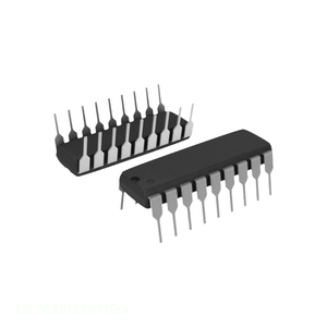 TRANS 8NPN DARL 50V 0.5A 18DIP Gestión de Energía (PMIC) 18 DIP (0.300", 7.62mm) Circuito Integrado Original ULN2803ANG4 - Product Image 1