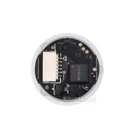Módulo Escáner de Códigos 2D Redondo Waveshare, Lector de Códigos de Barras/QR con Indicador LED, Tamaño Pequeño, Fácil de Integrar