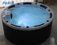 Whirlpool Outdoor 2.2m Round Design New Healthy Hot Selling Baignoires de spa avec jets de massage de l'air et de l'eau Bains à remous et baignoires