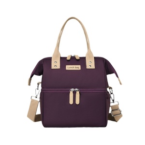 Borsa termica da Picnic esterna isolata a doppio strato alla moda borsa da pranzo portatile impermeabile a spalla singola Oxford - Product Image 5