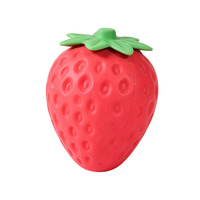 Bestseller transfrontalier : Gadget créatif personnalisable en forme de fraise géante à presser et décompresser, boule de fruit extra-large