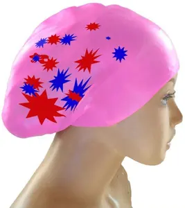 Взрослые длинные волосы высокие эластичные женские водонепроницаемые тюрбан Силиконовые Плавательные шапка ушанка для защиты дайвинг шляпа плавательные шапочки шапочка