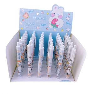 Marqueur adhésif permanent en plastique multicolore à pointe oblique de 1 mm, personnalisé avec des dessins animés, pour l'école, les enfants, la peinture, l'écriture, l'artisanat - Product Image 1