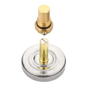 एचवीएसी के लिए स्टेनलेस स्टील केस औद्योगिक गर्म पानी बॉयलर हीटर पाइप तापमान गेज मैकेनिकल बायमेटल एनालॉग थर्मामीटर - Product Image 4