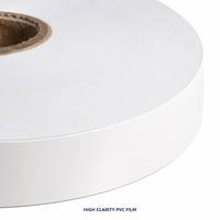 PVC-folie rol zacht hoogglans 50cm maatwerk 50-1500mm uniforme dikte bulk levering grondstof hoge helderheid conversie