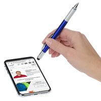 Ensemble de stylos multifonctions 4 en 1 avec tournevis, stylo à bille, écran tactile, logo gravé au laser personnalisé, cadeau promotionnel