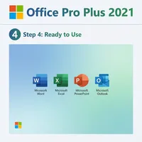 Versión Global de Office 2021 Pro Plus para PC, Multi-idioma, Soporte 24/7, Versión Internet, Clave de Licencia de Activación Global en Línea al 100%, 6