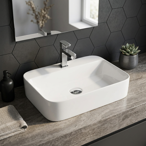 Vasque carrée moderne en céramique de conception italienne, de haute qualité, pour lavabos d'hôtel, fabriquée en Chine. - Product Image 3
