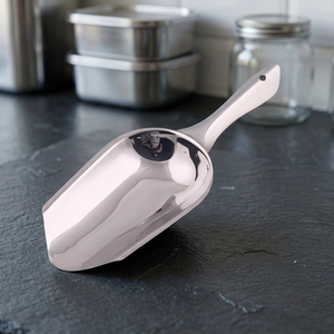 Cuillère à glace en acier inoxydable de qualité supérieure, écologique, certifiée hygiénique, résistante, design simple, prix de gros Inde - Product Image 2