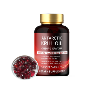 Sıcak satış beyin sağlık takviyesi Krill yağ kapsülleri Omega 3 Epa <span class=keywords><strong>Dha</strong></span> Antarctic Krill yağı Softgel - Product Image 4