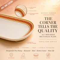 Assiette rectangulaire en mélamine OEM/ODM pour la vente en gros, empilable sans joint, idéale pour les comptoirs de cuisine