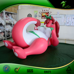 Jouets gonflables en PVC écologique, animaux gonflables, Dragon rouge, avec <span class=keywords><strong>gros</strong></span> seins, 1 pièce - Product Image 4