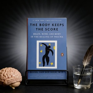 Le corps garde la mémoire : Livre sur la santé mentale et la récupération des traumatismes par Bessel <span class=keywords><strong>van</strong></span> der Kolk M.D. - Product Image 1