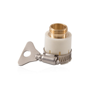 Connecteur universel pour tuyau d'eau 20 mm, fileté en plastique, connexion rapide pour robinet et tuyau de jardin - Product Image 3