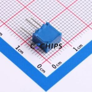 Resistencia Ajustable/Potenciómetro 3362S-1-501, Componente de Orificio Pasante (THT)-3P, Resistencia de 7x6.8mm, 500 Ohm, 10%, 500mW, 250ppm ℃ - Product Image 2