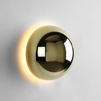 Lampe murale de couloir moderne de luxe léger, style nordique, LED blanc chaud, lampe de chevet pour chambre et couloir, design Eclipse
