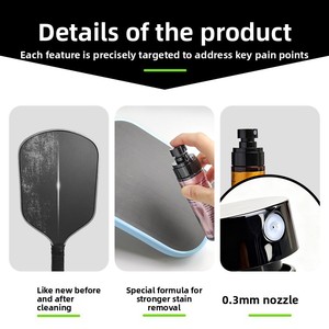 Nettoyant pour raquettes de pickleball, vente chaude transfrontalière, étiquetage personnalisable, formule écologique, flacon pulvérisateur 100 ml, quatre parfums - Product Image 3