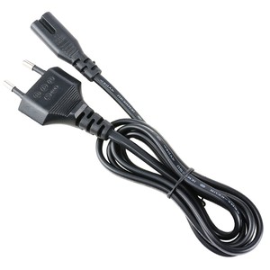 EU 2 Pin Plug to IEC C7 Figure 8 <b>Power</b> Cord H03VVH2-F European AC <b>Power</b> <b>Cable</b> Manufacturer - Product Image 2