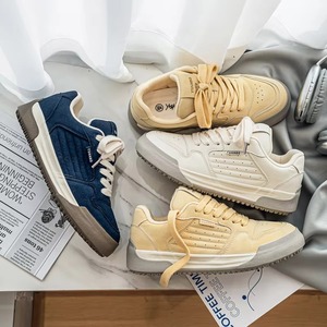 Men's Shoes Bread Shoes 2025 New Spring Autumn Bestsellers Casual Sports <b>Net</b> Cloth Lace-up Cushioning Sneakers Versatile Style - Product Image 5