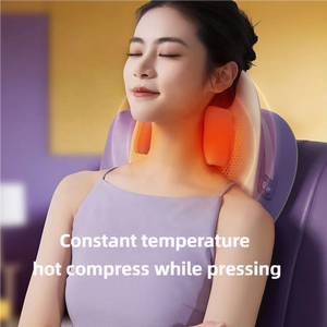 Masajeador Shiatsu para Cuello y Hombros, Enfocado en la Columna Cervical, Hombros y Músculos Trapecios, Almohada de Masaje para Cuello y Espalda - Product Image 4