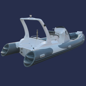 Goboat 5.8M 19Ft RIB580B Bateau semi-<span class=keywords><strong>rigide</strong></span> gonflable de luxe en Hypalon, stable, <span class=keywords><strong>pour</strong></span> la pêche, les sports nautiques et les loisirs, remorque incluse - Product Image 2