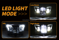 Faro LED para Motocross Enduro para Kawasaki KMX KX KLX KLR KLE ZZR KDX 110 125 140 250 300 450 650 WR Kit de Proyector de Faro