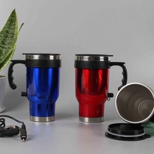 Green Stainless Steel Travel Tumbler With Car Charger Cable Double Wall Vacuum Insulated For Hot Cold Drinks - Product Image 5