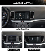Autoradio 9 pouces, multimédia automobile, Android Auto, Carplay, écran tactile, lecteur radio pour VW Volkswagen Sharan 2012~2018