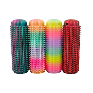 Porte-clés sensoriel tactile sans BPA, jouet anti-stress avec poignée à picots, outil portable pour soulager le stress au bureau - Product Image 6