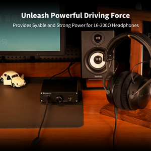 Fosi Audio XR-D5 <span class=keywords><strong>Mini</strong></span> DAC USB AMP 16-300Ohm, décodeur DAC portable, amplificateur pour casque, pour enceintes actives alimentées sur ordinateur de bureau - Product Image 5