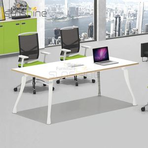 <span class=keywords><strong>Tavolo</strong></span> da Riunione Moderno <span class=keywords><strong>su</strong></span> <span class=keywords><strong>Misura</strong></span> con Struttura in Legno e Acciaio, Modello JMH-MT-04T, Vendita Diretta dalla Fabbrica Sunshine - Product Image 1