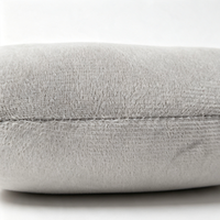 Bantal Leher Bentuk U Custom Grosir, Bantal Penyangga Leher Ergonomis Busa Memori untuk Istirahat Perjalanan Pesawat Mobil
