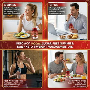 OEM/ODM cheto di aceto di sidro di mele della fabbrica di etichette Private Gummies buon gusto ricco di vitamine B12 B6 forte immunità per gli adulti - Product Image 4